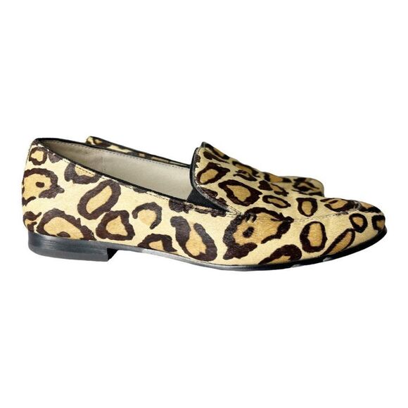 SAM EDELMAN Lanti Calf Hair Leopard Print Loafers - Picture 1 of 8